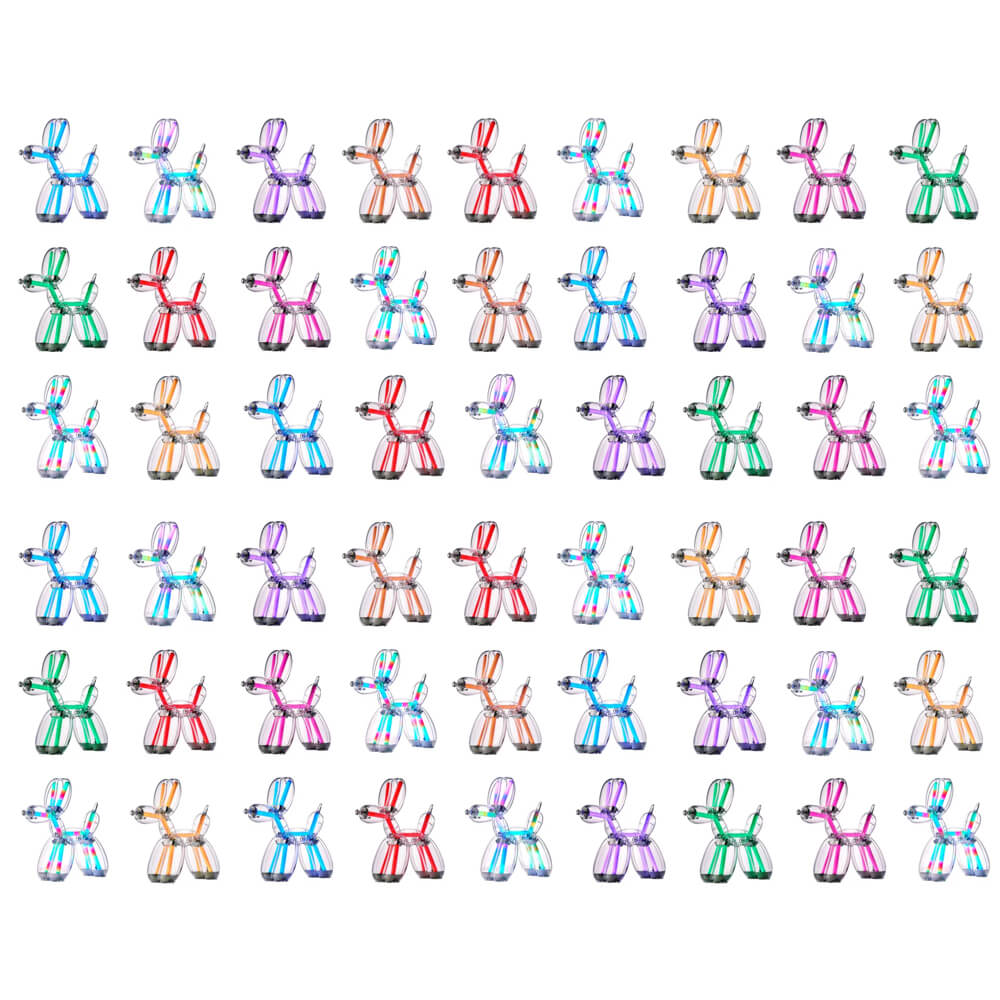 โคมไฟตั้งโต๊ะ LEXON BALLOON DOG LAMP BY JEFF KOONS ไฟ LED 9 สี